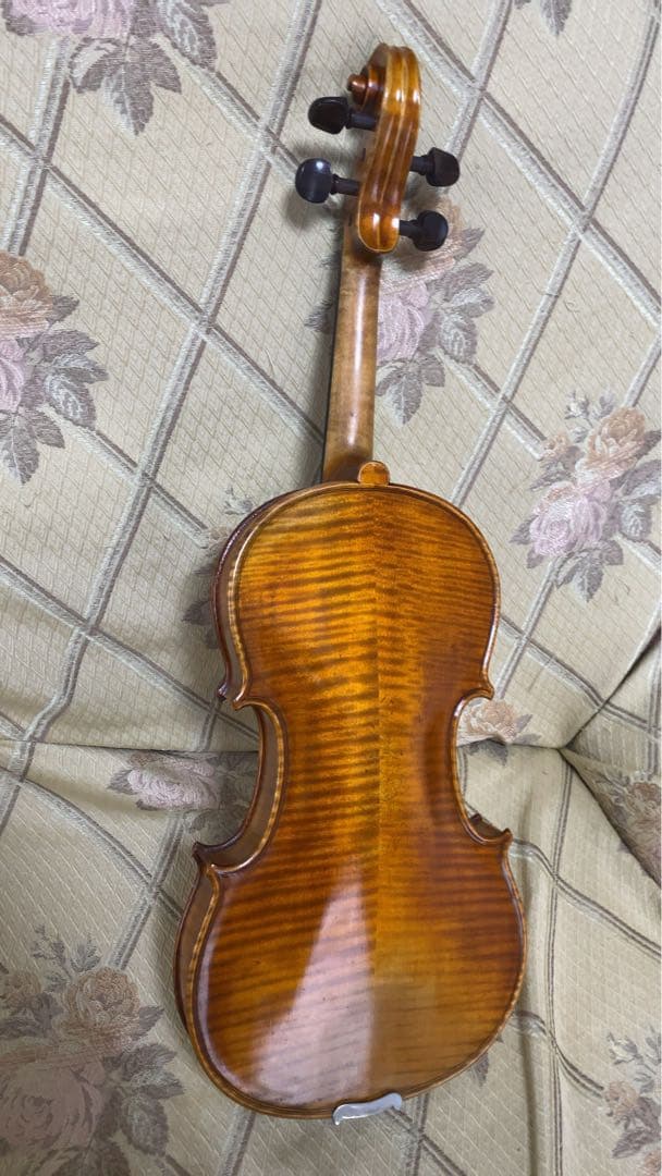 4／4 ドイツ製　木製フルサイズバイオリン オレンジブラウン