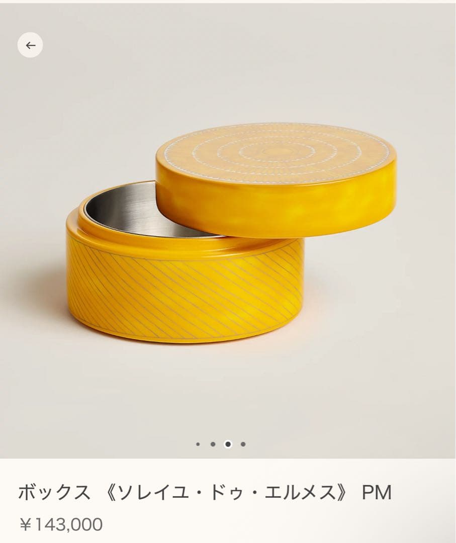 HERMES ボックス《ソレイユ・ドゥ・エルメス》 PM