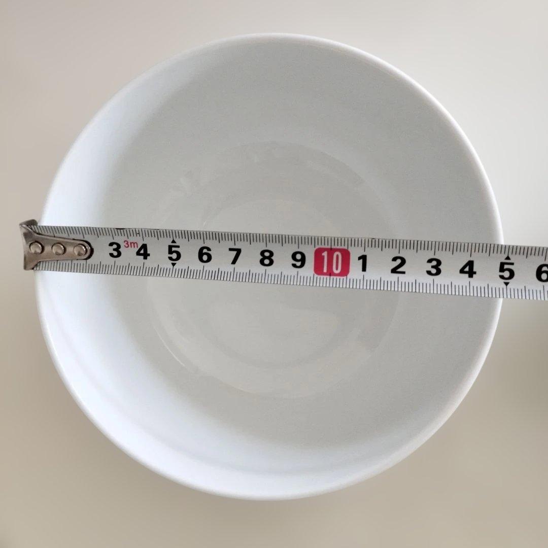   ホワイトフルーテッド　ハーフレース ボウル