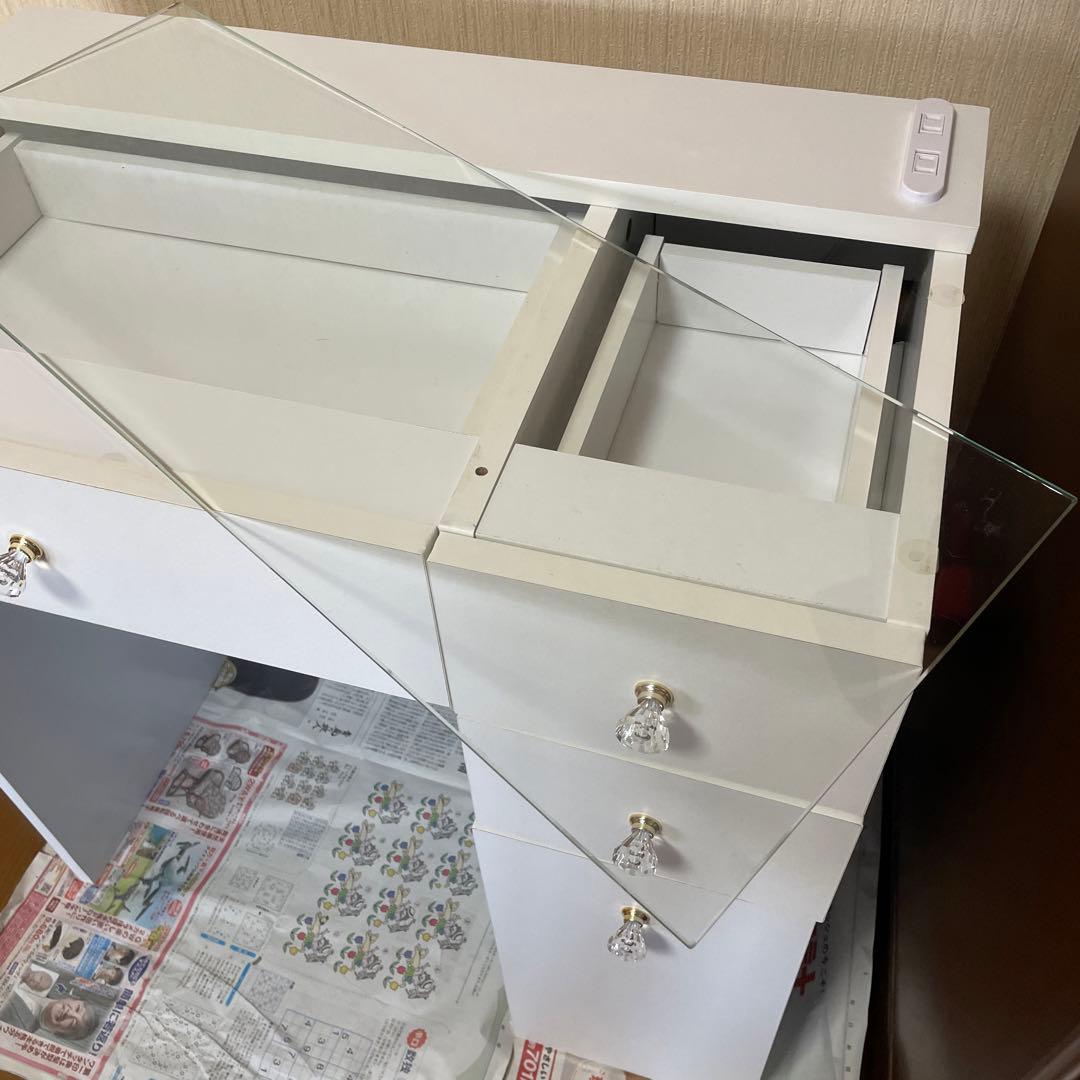 『直接手渡し限定』 ALICE ドレッサーのみ　組み立て不用　白