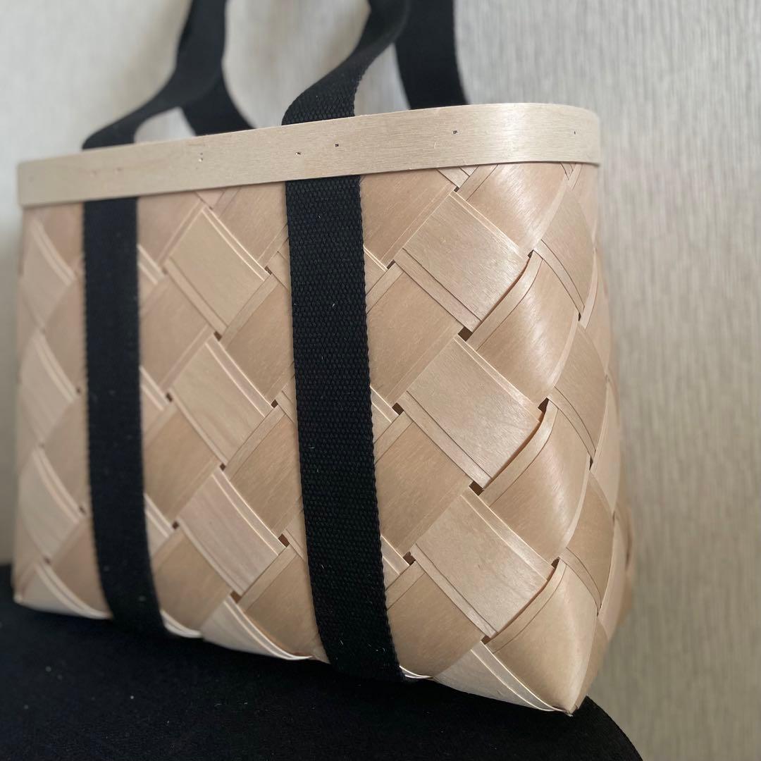 cinq 白樺 かごバッグ Sサイズ