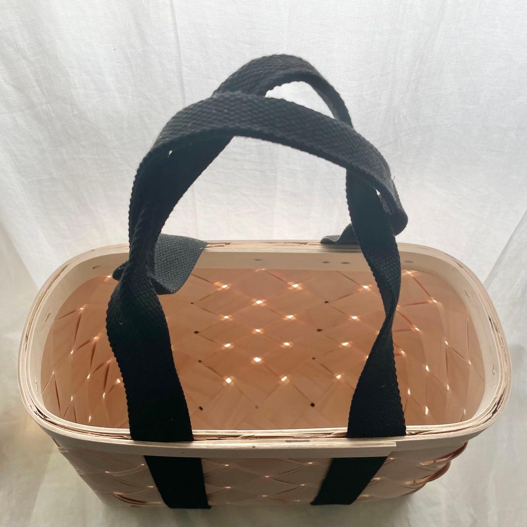 cinq 白樺 かごバッグ Sサイズ