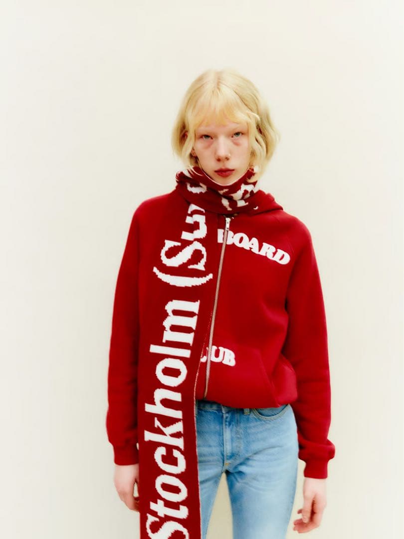 小物 Stockholm Surfboad Club KNITTED SCARF