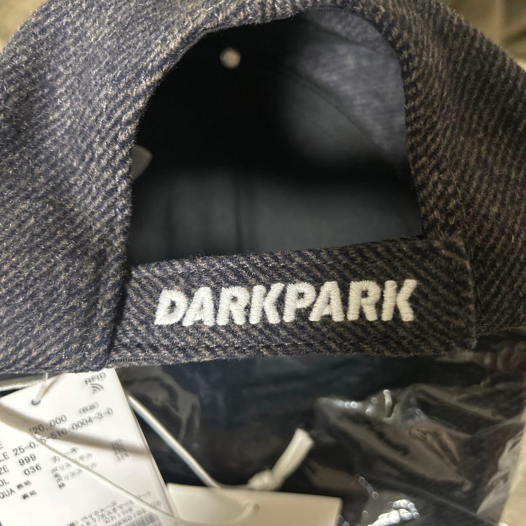 【DARKPARK】EMBROIDERED WOOL BASEBALL CAP