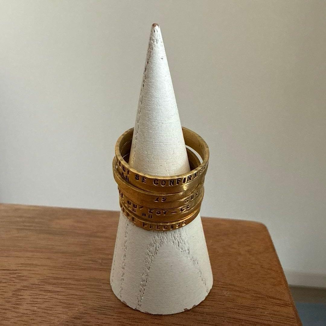 SERGE THORAVAL 7連リング 9号