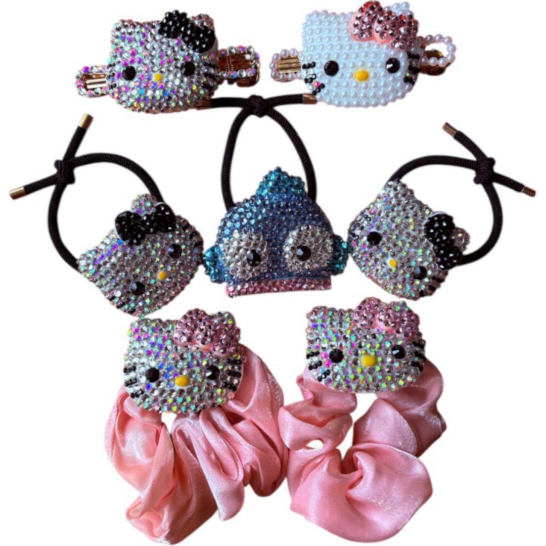 キラキラ☆ヘアアクセ7点セット