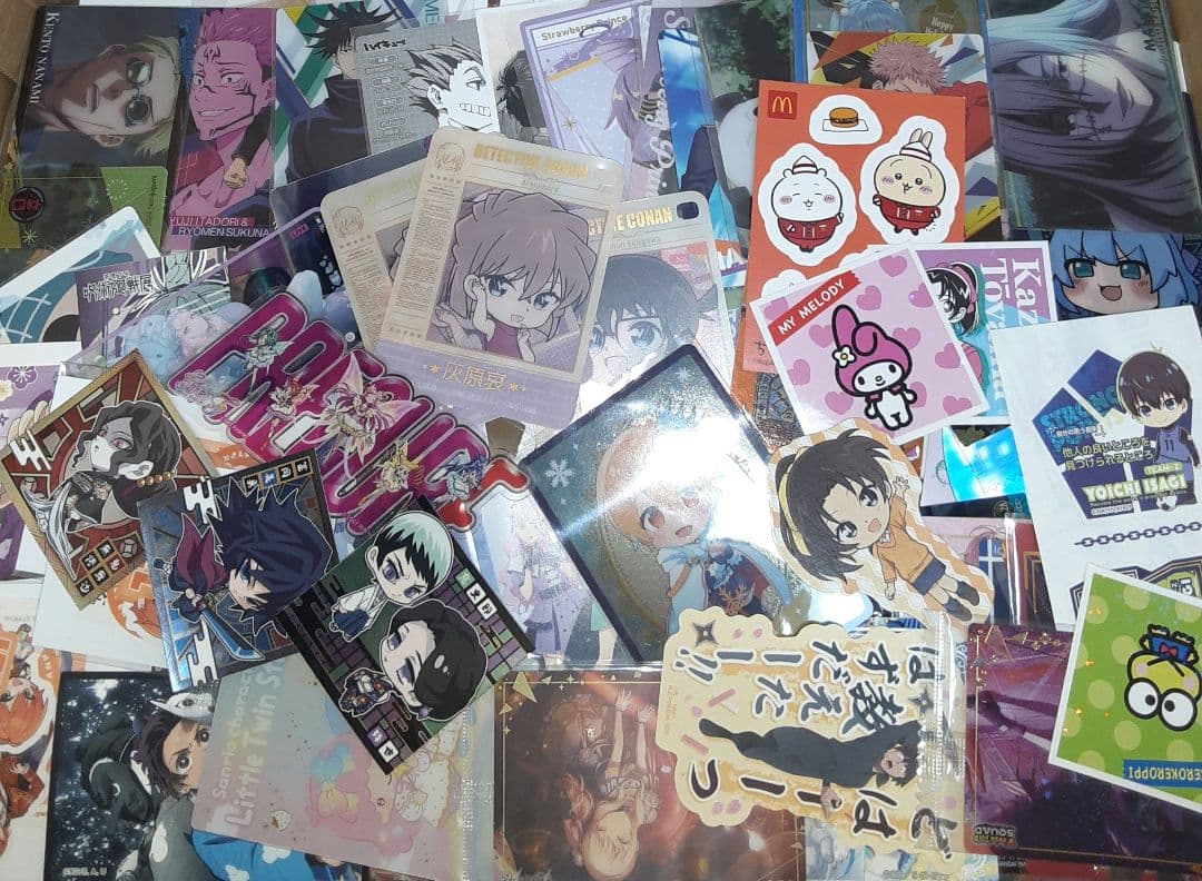 アニメグッズ シール・カード 大量 まとめ売り 1200点