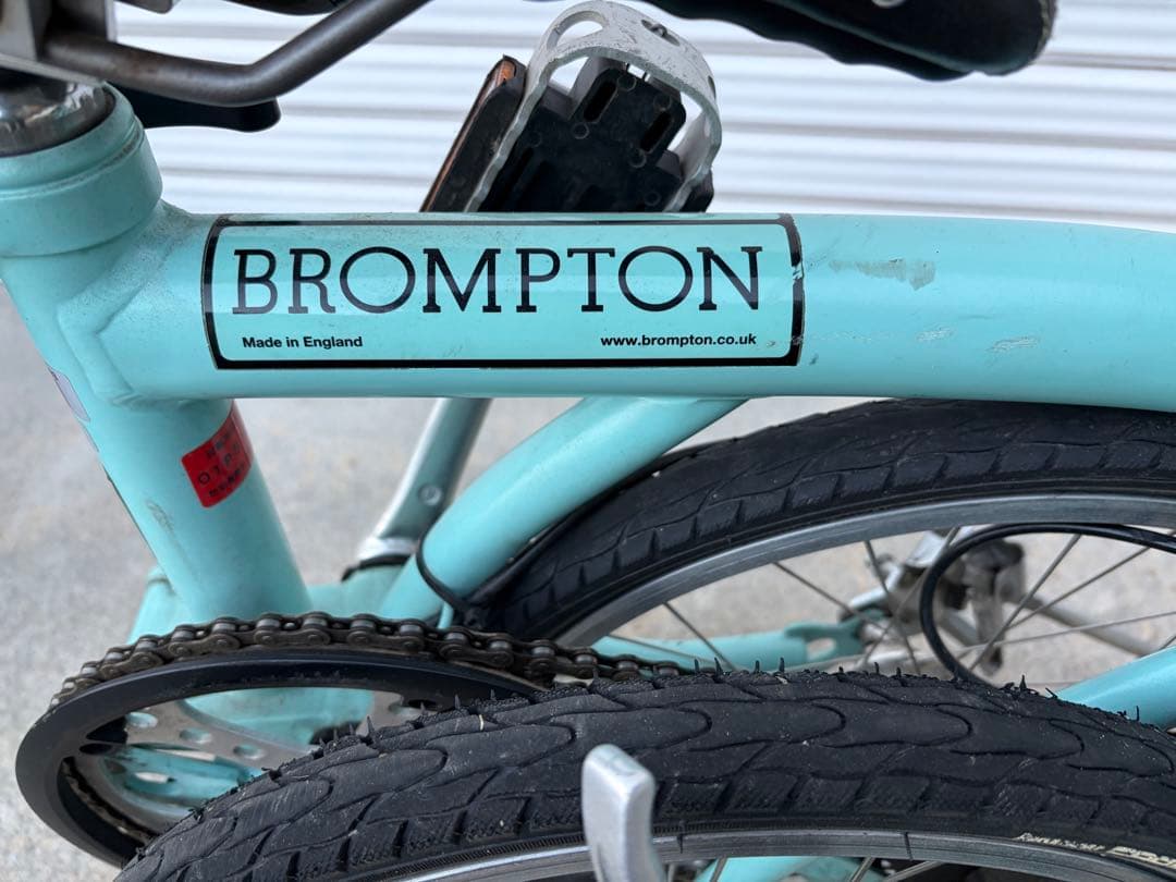 BROMPTON 折りたたみ自転車 水色