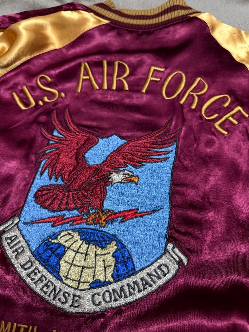 美品２面用 別珍 AVIREX USA 虎鷲 日本限定スカジャン vintage