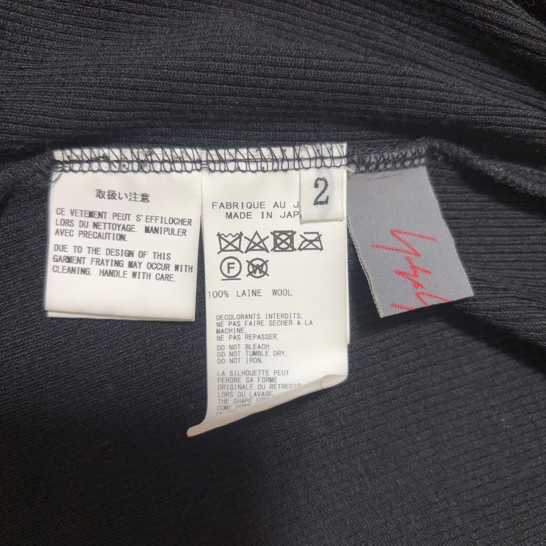 ヨウジヤマモト 変形ニット 黒