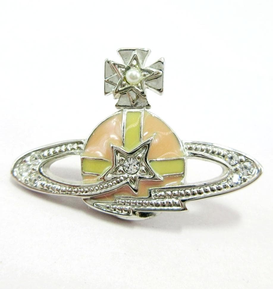 ✨極美品✨ヴィヴィアンウエストウッド ラインストーン オーブ ピアス