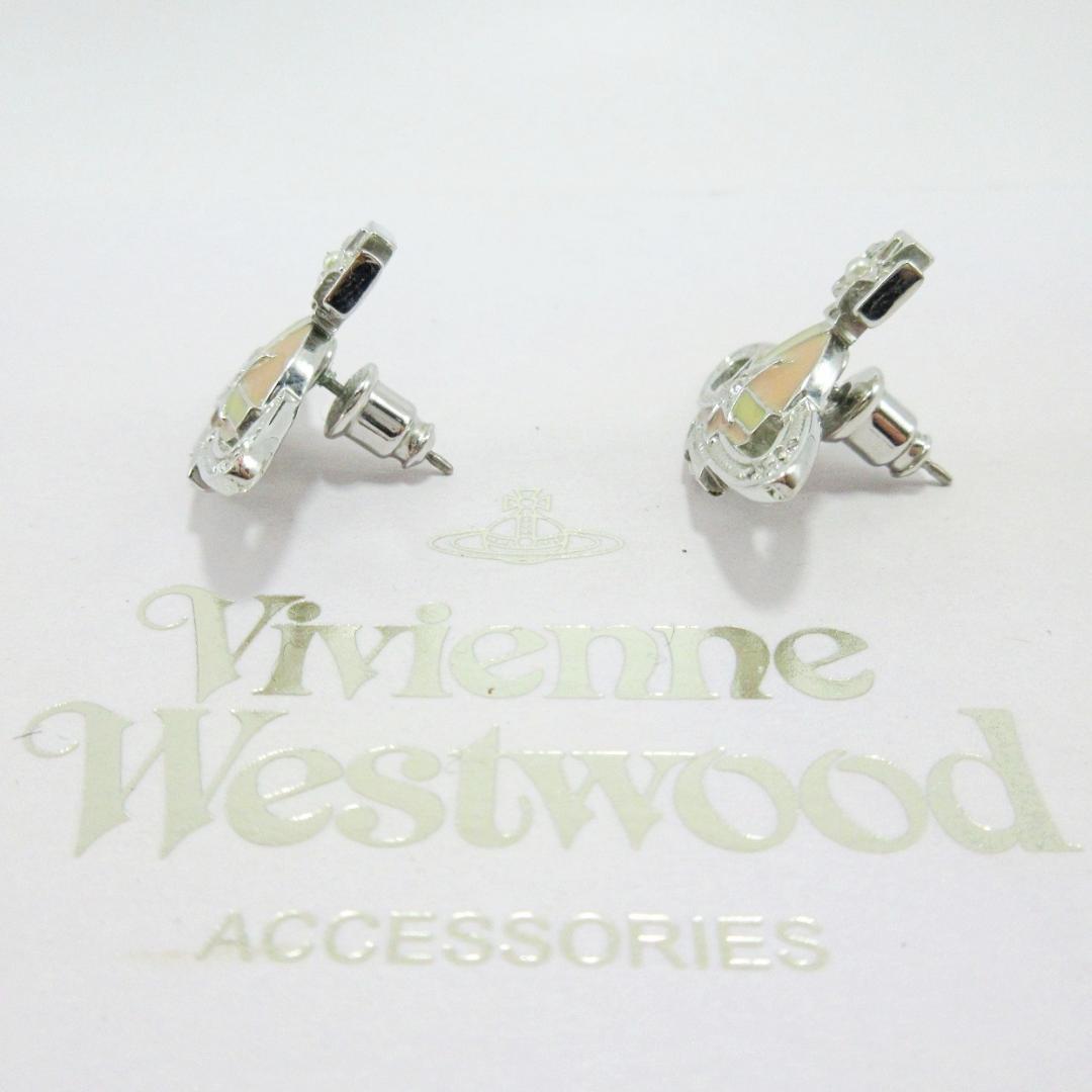 ✨極美品✨ヴィヴィアンウエストウッド ラインストーン オーブ ピアス