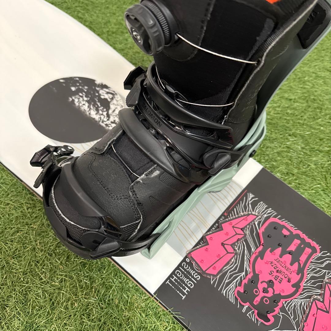 ブーツ無し‼️O25 SALOMON 150cm メンズスノーボードセット