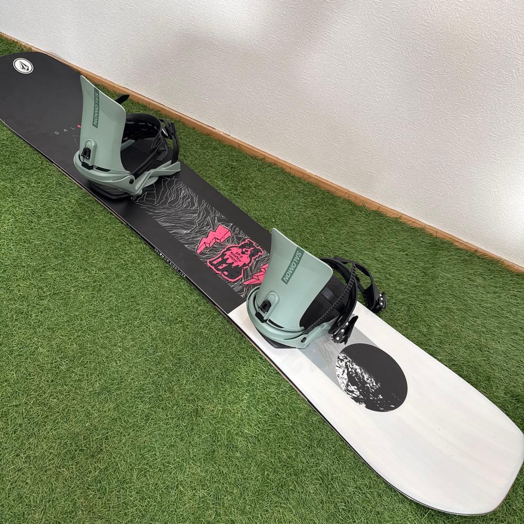 ブーツ無し‼️O25 SALOMON 150cm メンズスノーボードセット