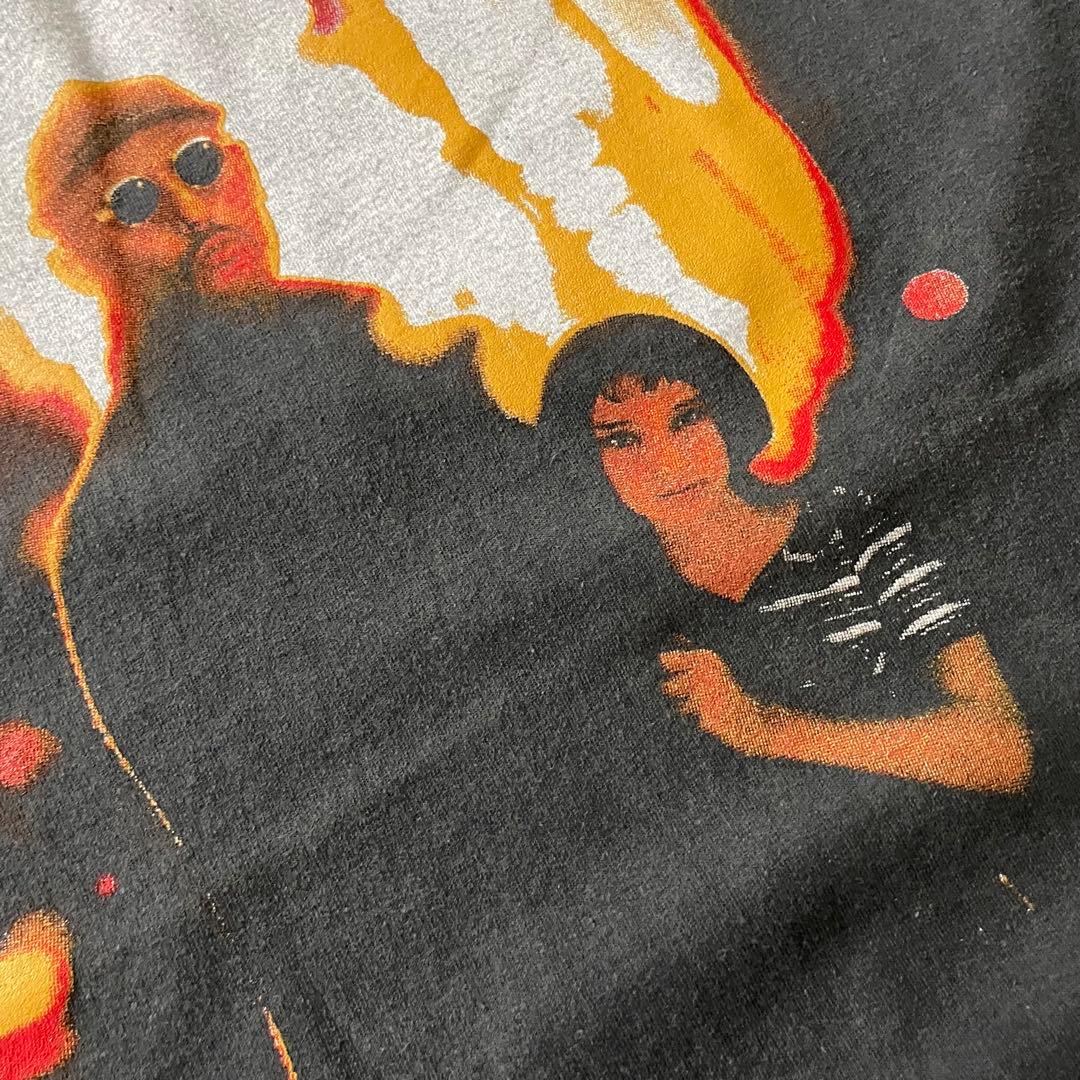 LEON レオン 映画 ムービー Tシャツ ブラック 墨黒 L