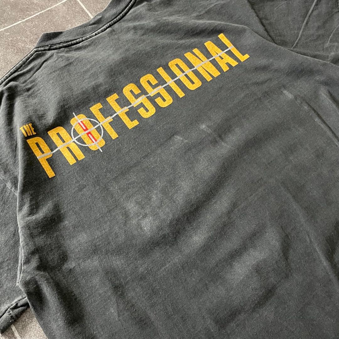 LEON レオン 映画 ムービー Tシャツ ブラック 墨黒 L