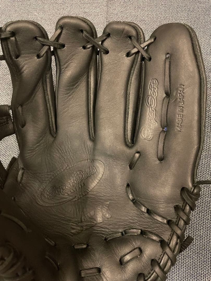 SSK 野球 軟式グローブ 一般用　大人　右投げ　グラブ　内野手　右利き　黒