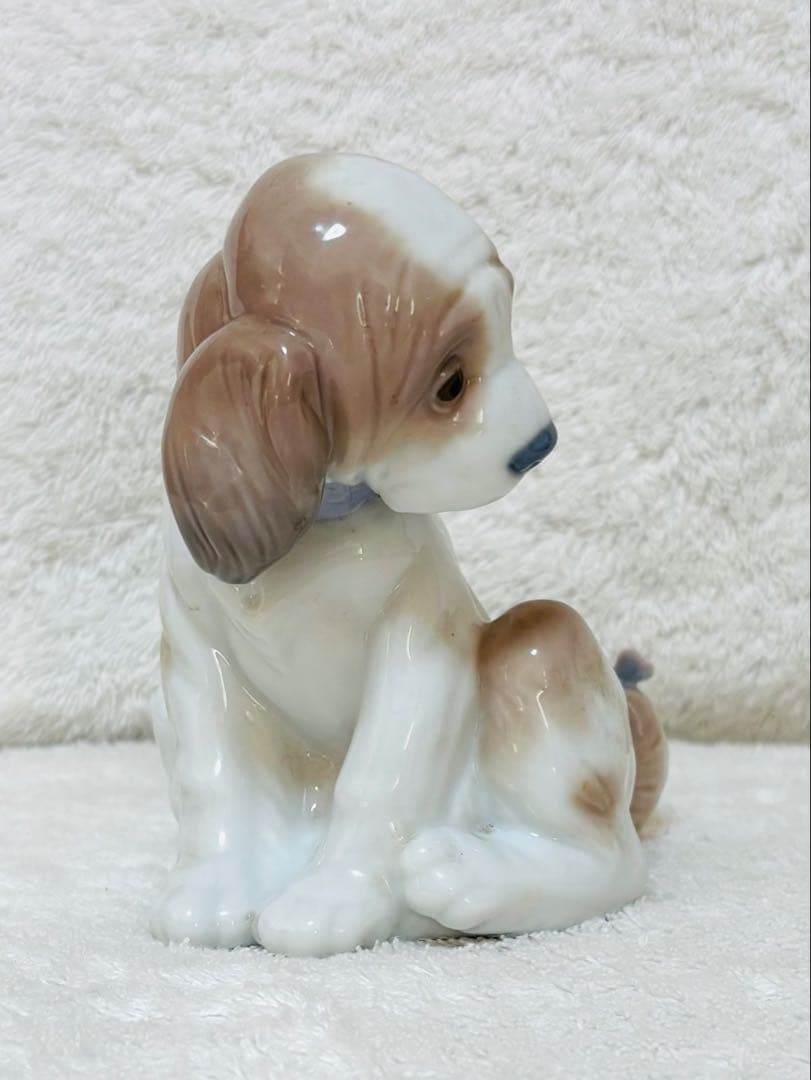 リヤドロ　LLADORO マイフレンド　犬　尻尾に蝶々