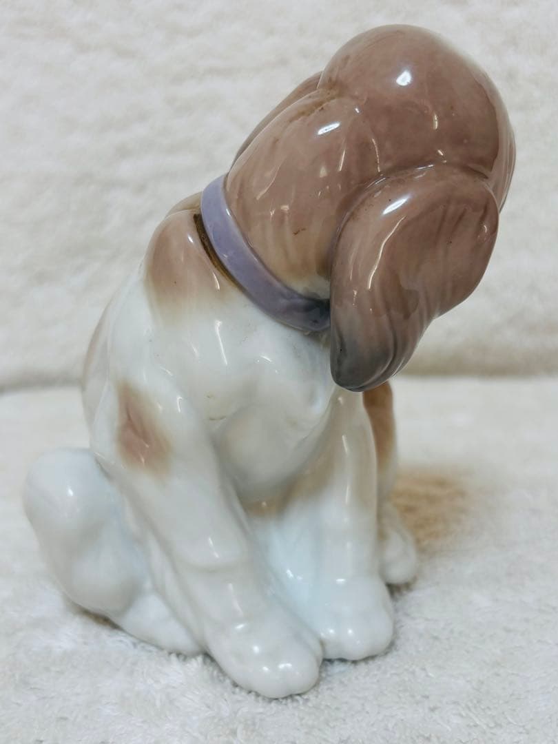 リヤドロ　LLADORO マイフレンド　犬　尻尾に蝶々