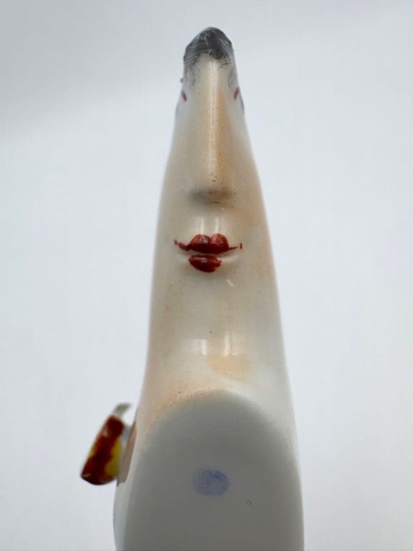 希少　マイセン オルフ・フィーバー　女の人　りんご　人形　フィギュア　双剣マーク