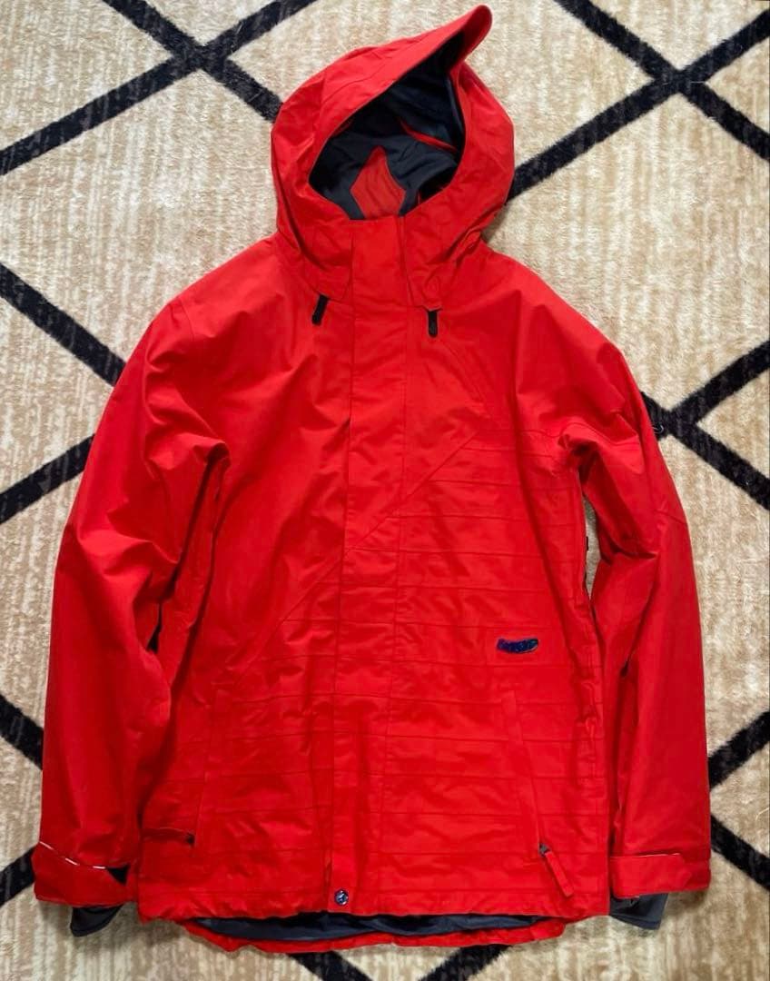 ボルコム volcom ゴアテックス　goretex ウェア　スノーボード　赤系