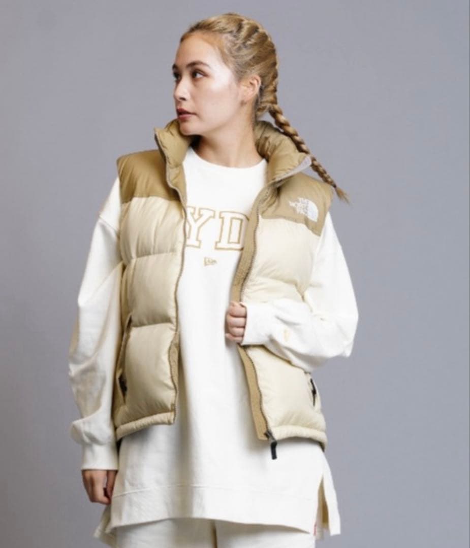 THE NORTH FACE ダウンベスト XL ベージュ
