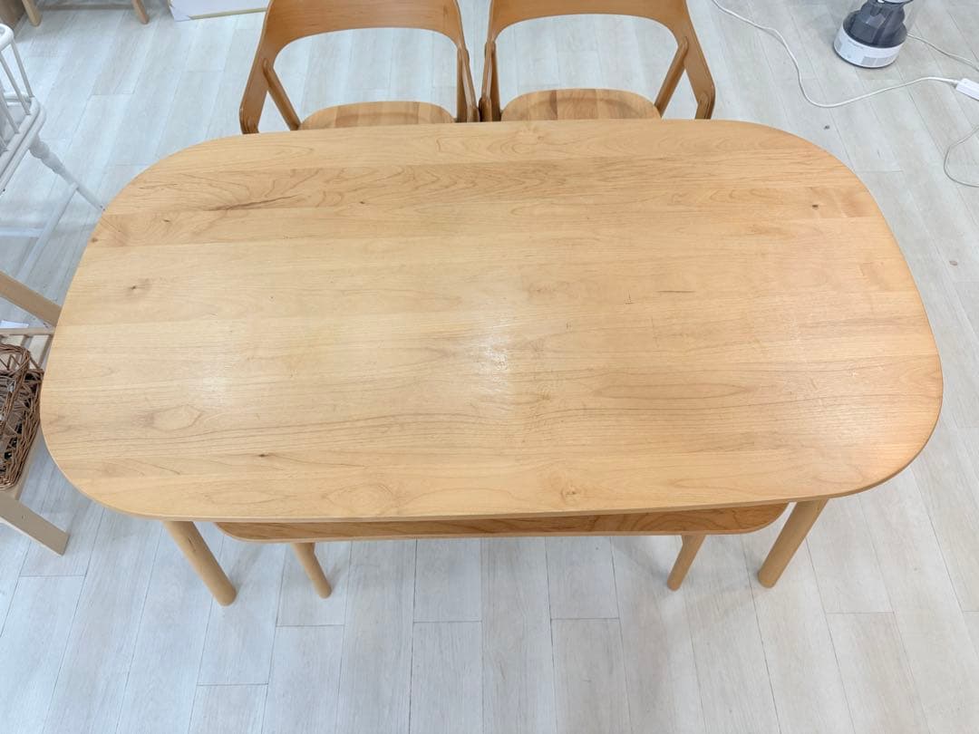 KEYUKA ヨナス ダイニングテーブル アームチェア 2脚 ＋ベンチセット