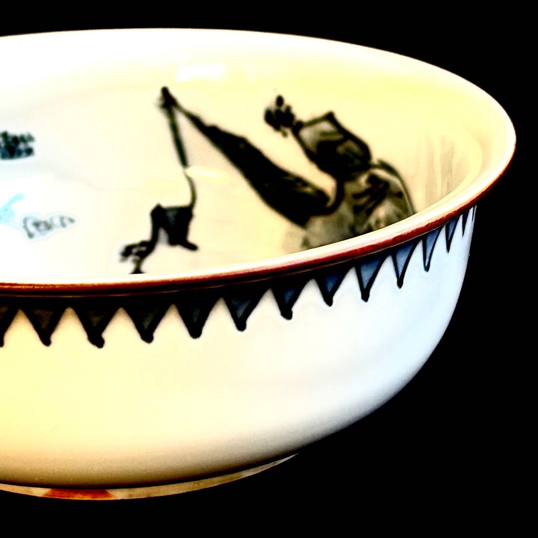 【未使用,美品】 清水焼き　鉢　小鉢 染付　アンティーク　5客揃い