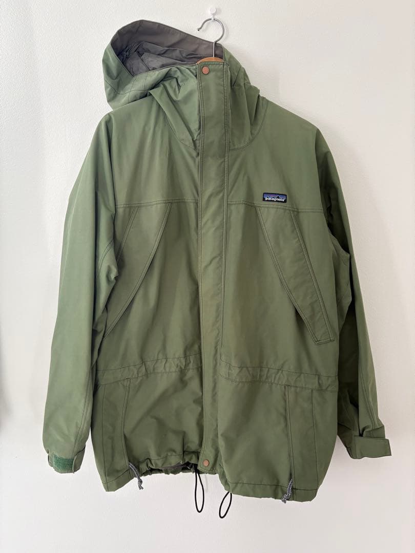 Patagonia ストームジャケット　2002年　ゴアテックスパーカーMカーキ