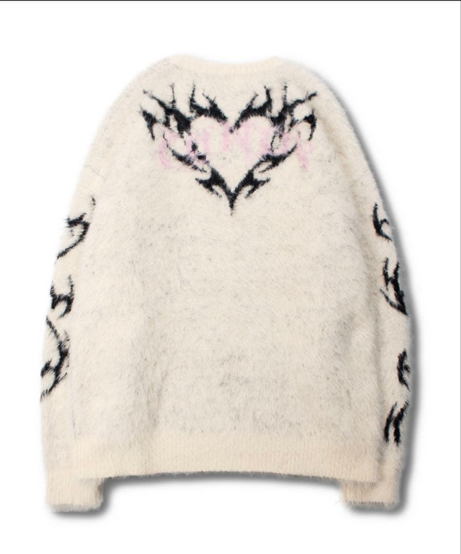 【1月迄の出品】GALFY/ガルフィーふわふわダークキャンディーニット