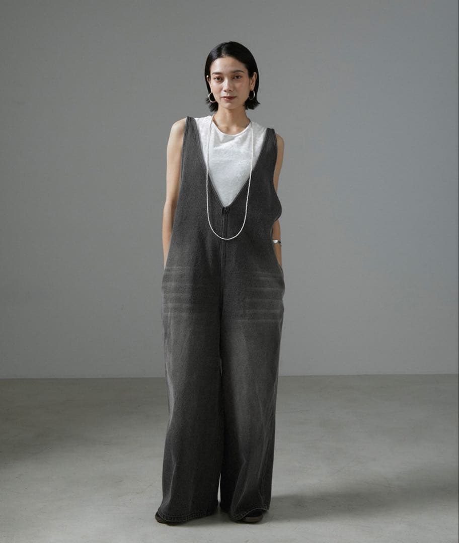 SALON adam et rope デニムサロペット2