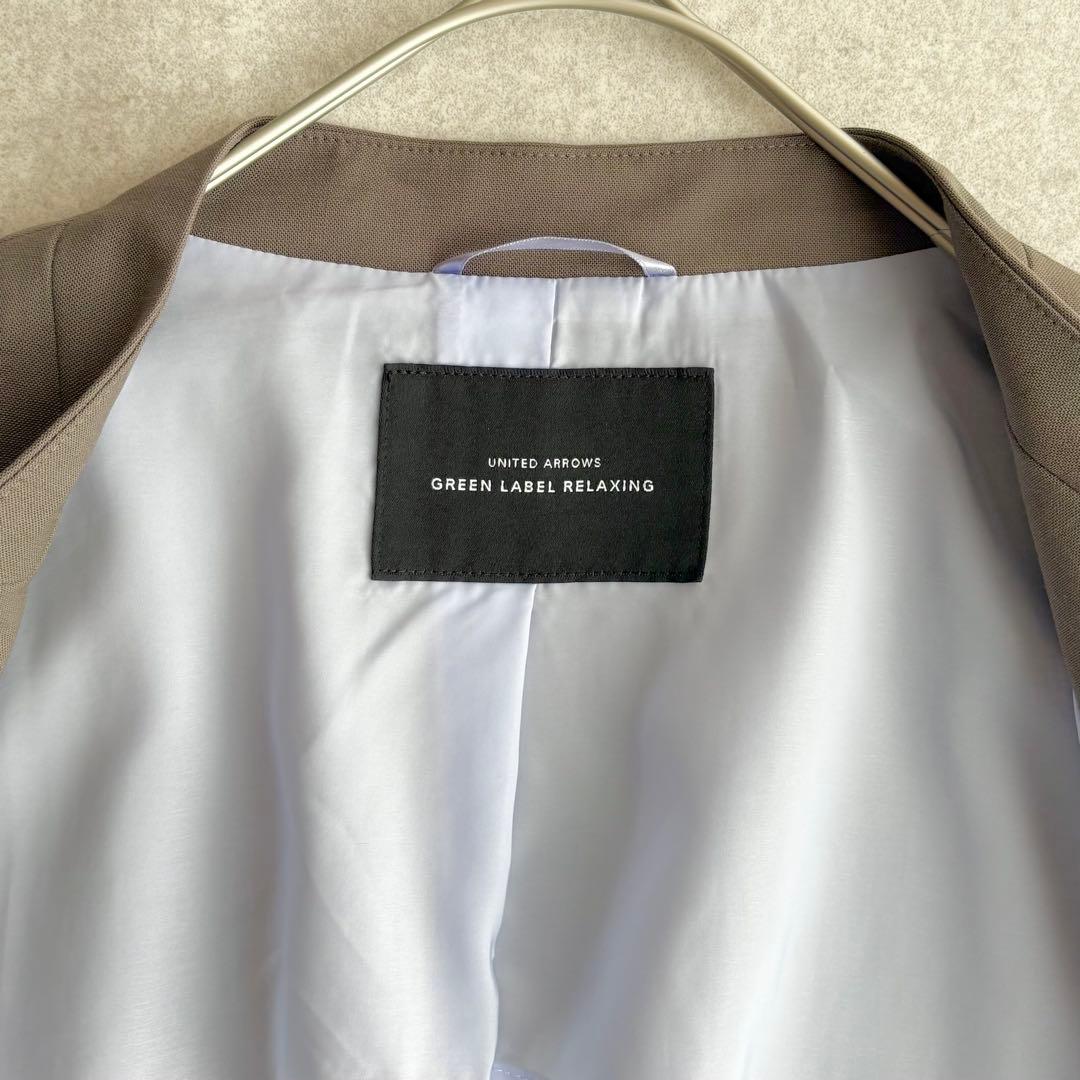 美品✨グリーンレーベルリラクシング カチリラ パンツスーツ ブラウン 38