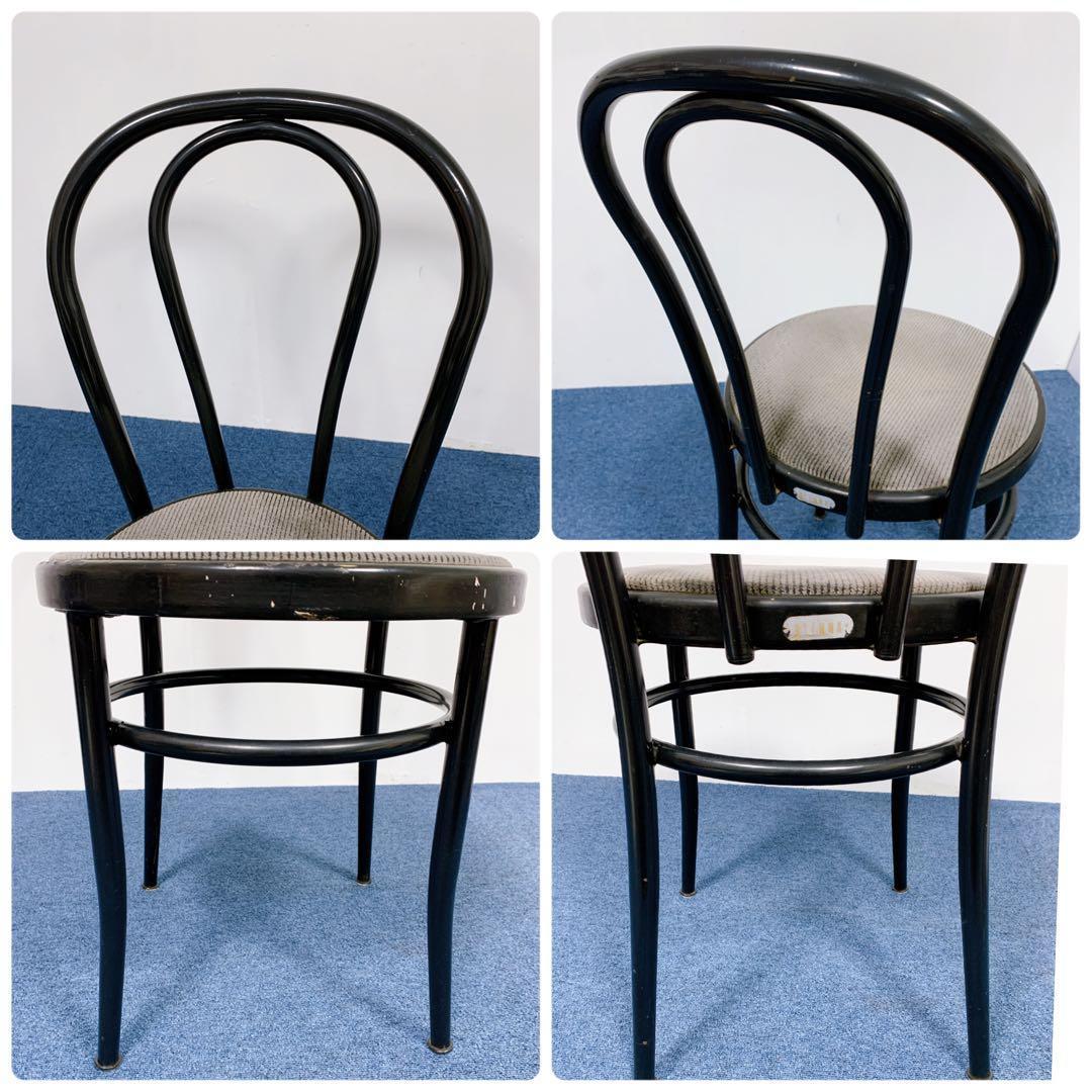 【送料込】アイアンフレーム ベントウッドチェア 2脚セット　ルーマニア製