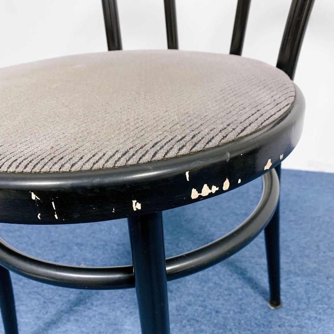 【送料込】アイアンフレーム ベントウッドチェア 2脚セット　ルーマニア製