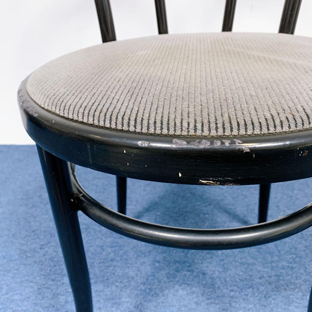 【送料込】アイアンフレーム ベントウッドチェア 2脚セット　ルーマニア製