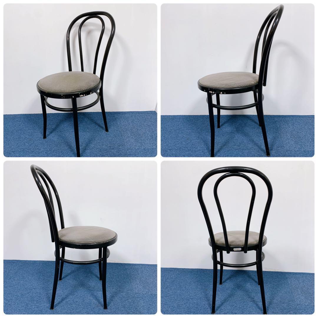 【送料込】アイアンフレーム ベントウッドチェア 2脚セット　ルーマニア製