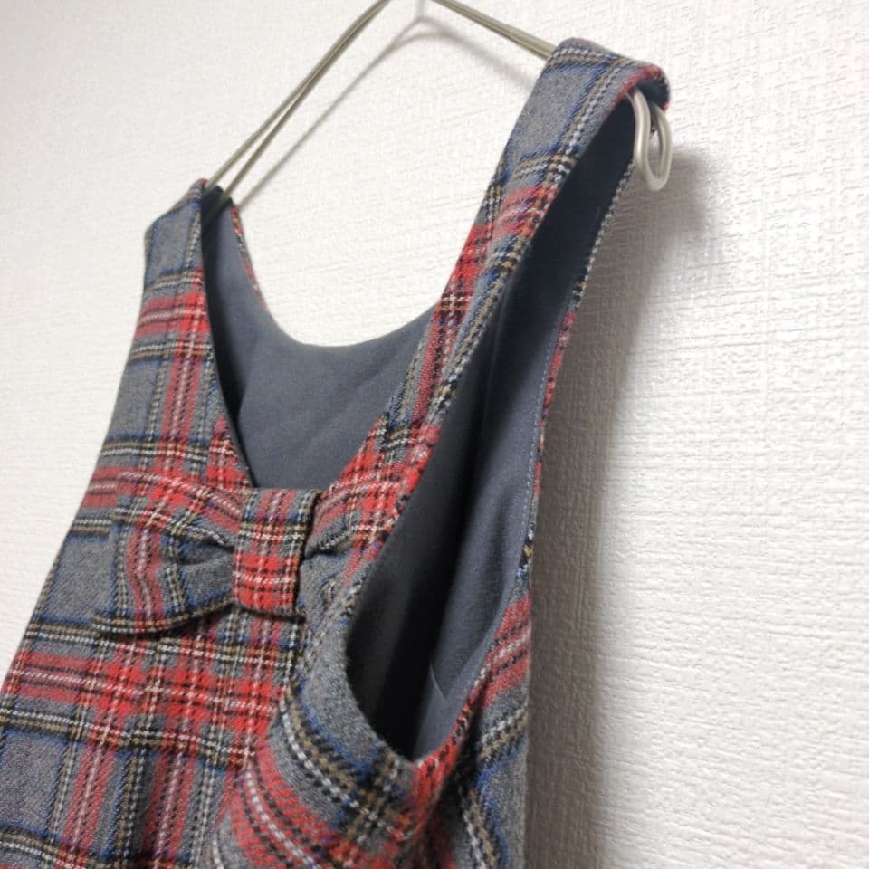 【完売品】タータンチェックAラインジャンスカ フランシュリッペ Mサイズ