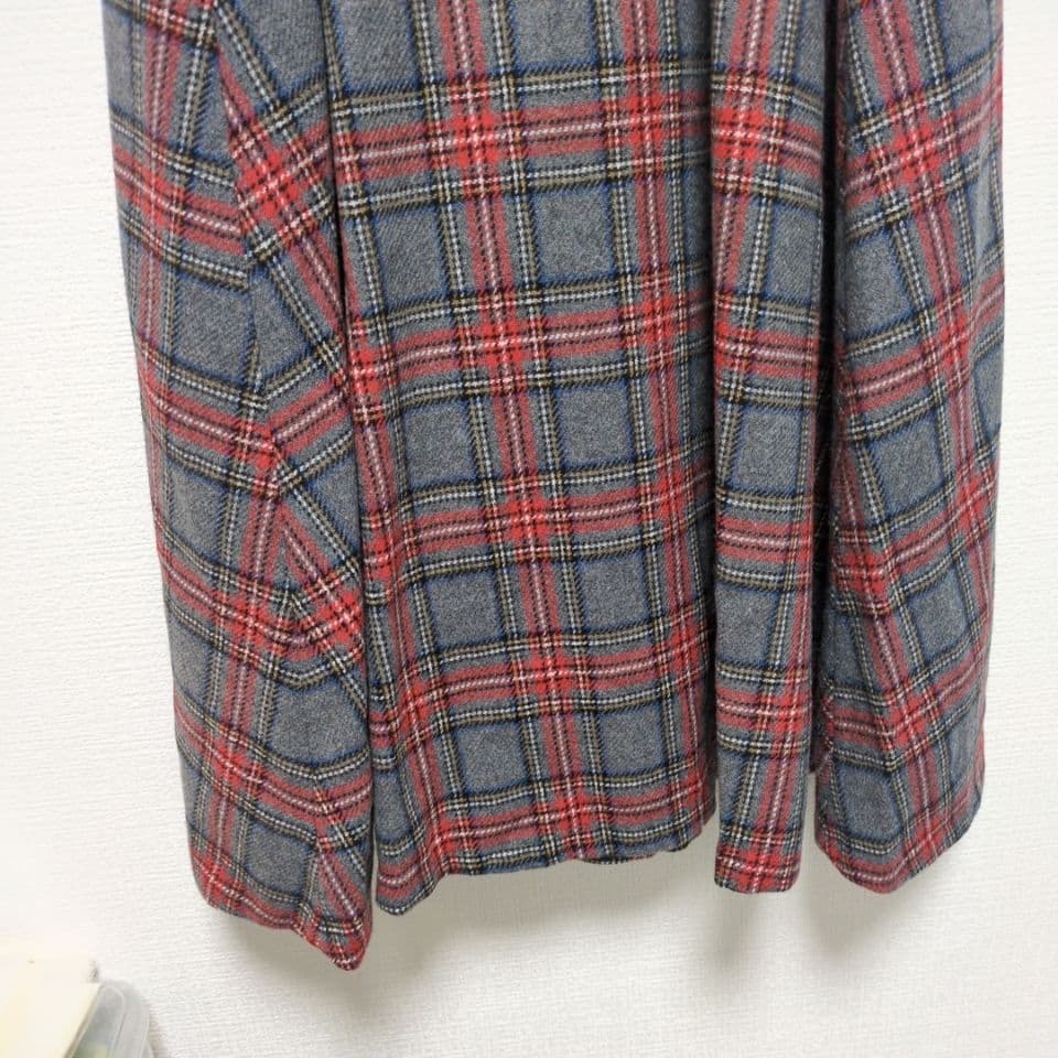 【完売品】タータンチェックAラインジャンスカ フランシュリッペ Mサイズ