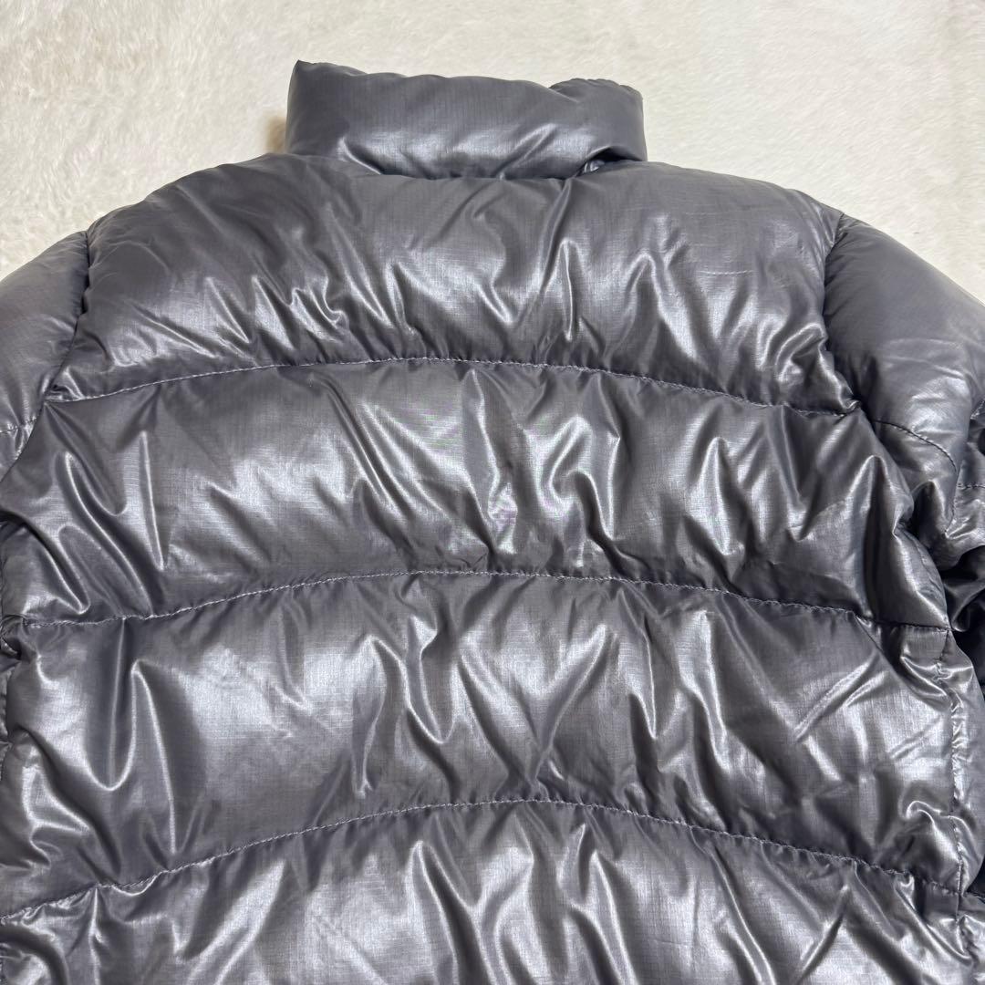 00s Marmot puffy jacket S銀短丈y2kドローコード