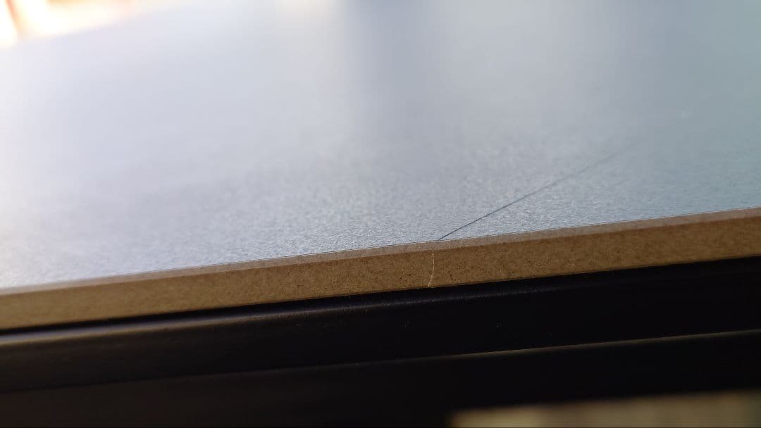 【値下げ中】モダン木製ダイニングテーブル 165cm