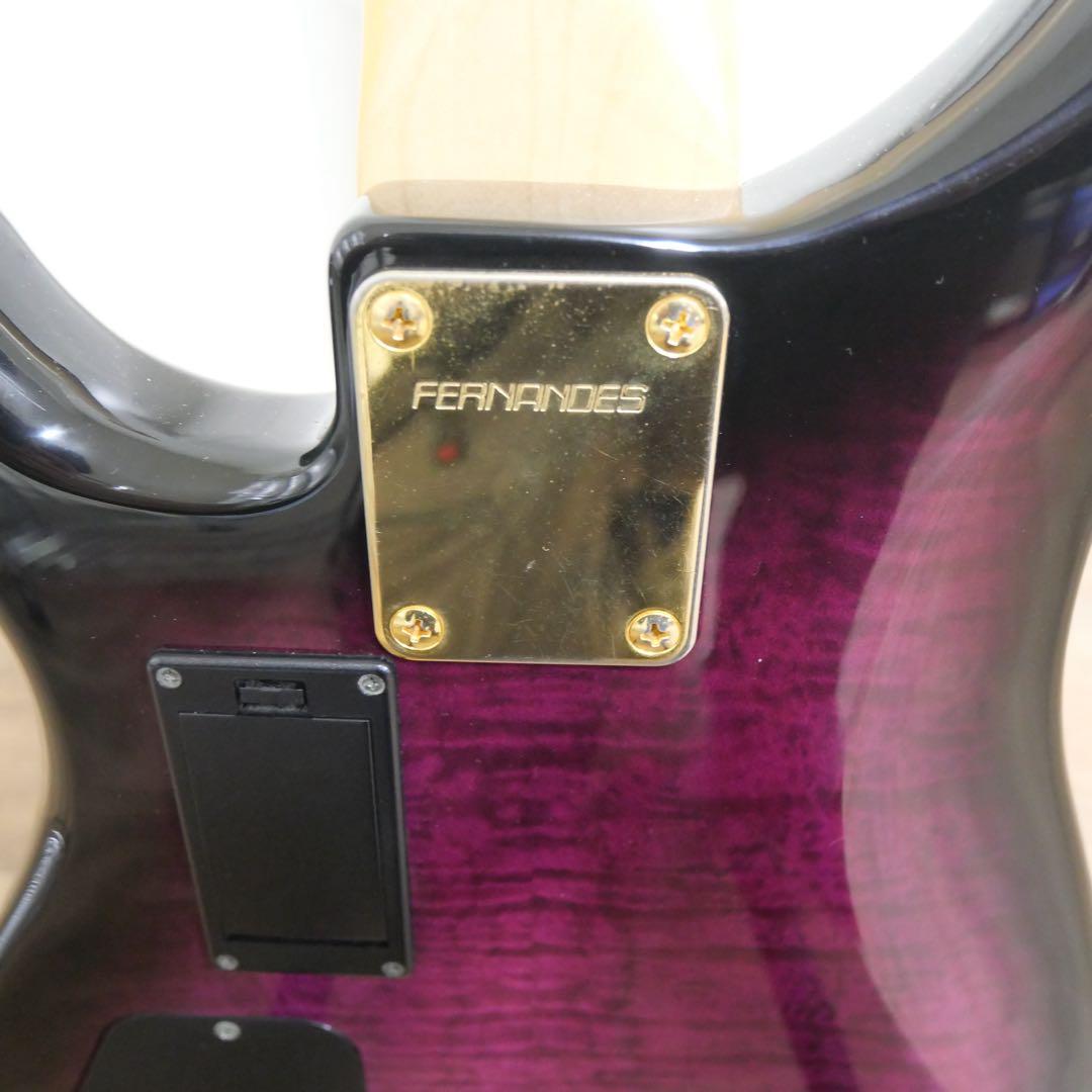 Fernandes エレキベース 紫 4弦