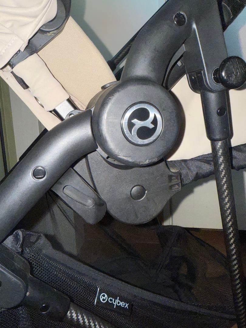 【限定値下げ】サイベックス　メリオ　カーボン　2023 ベージュ　レインカバー