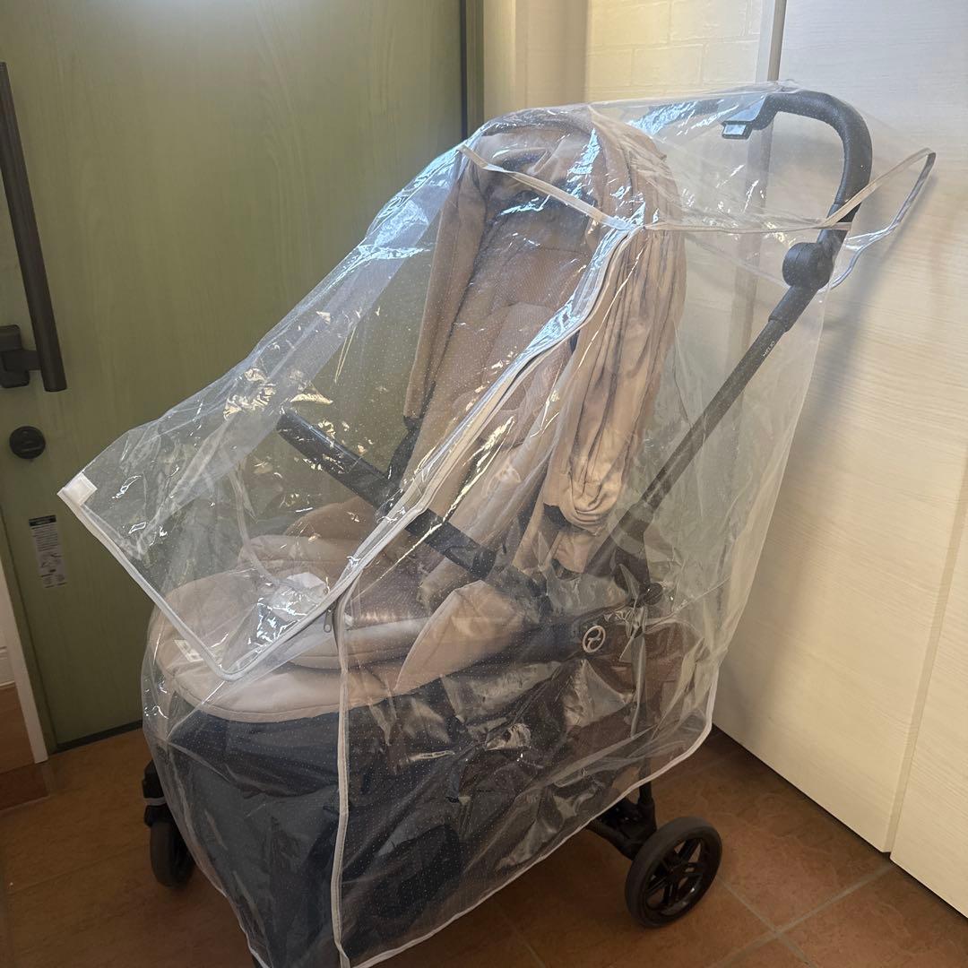 【限定値下げ】サイベックス　メリオ　カーボン　2023 ベージュ　レインカバー