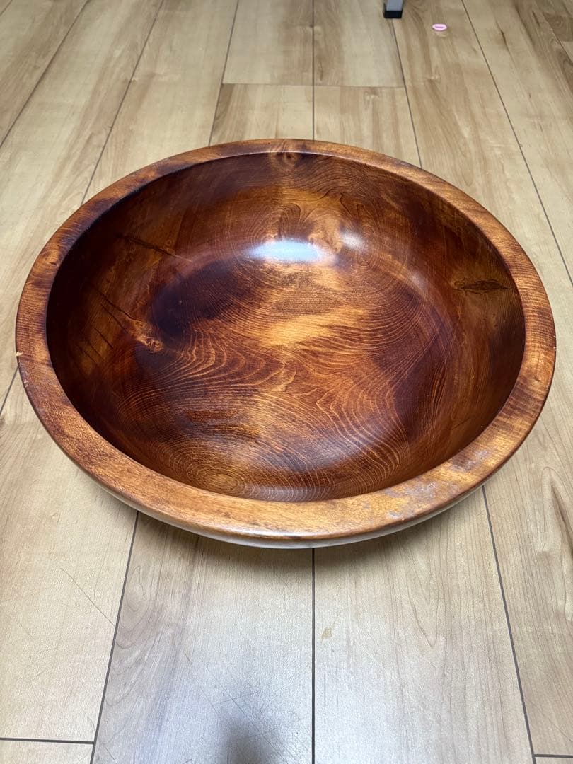 天然木製 漆塗り 蕎麦打ち 手打ち道具 こねばち 鉢 皿 巨大 大型 業務用