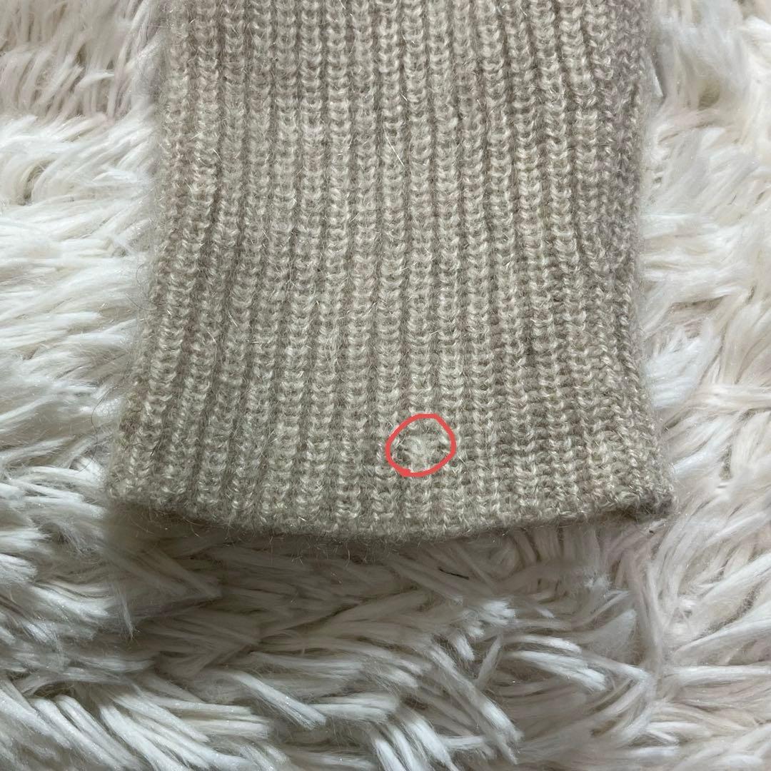 evam eva ヤクニットプルオーバー ベージュ 近藤ニット セーター