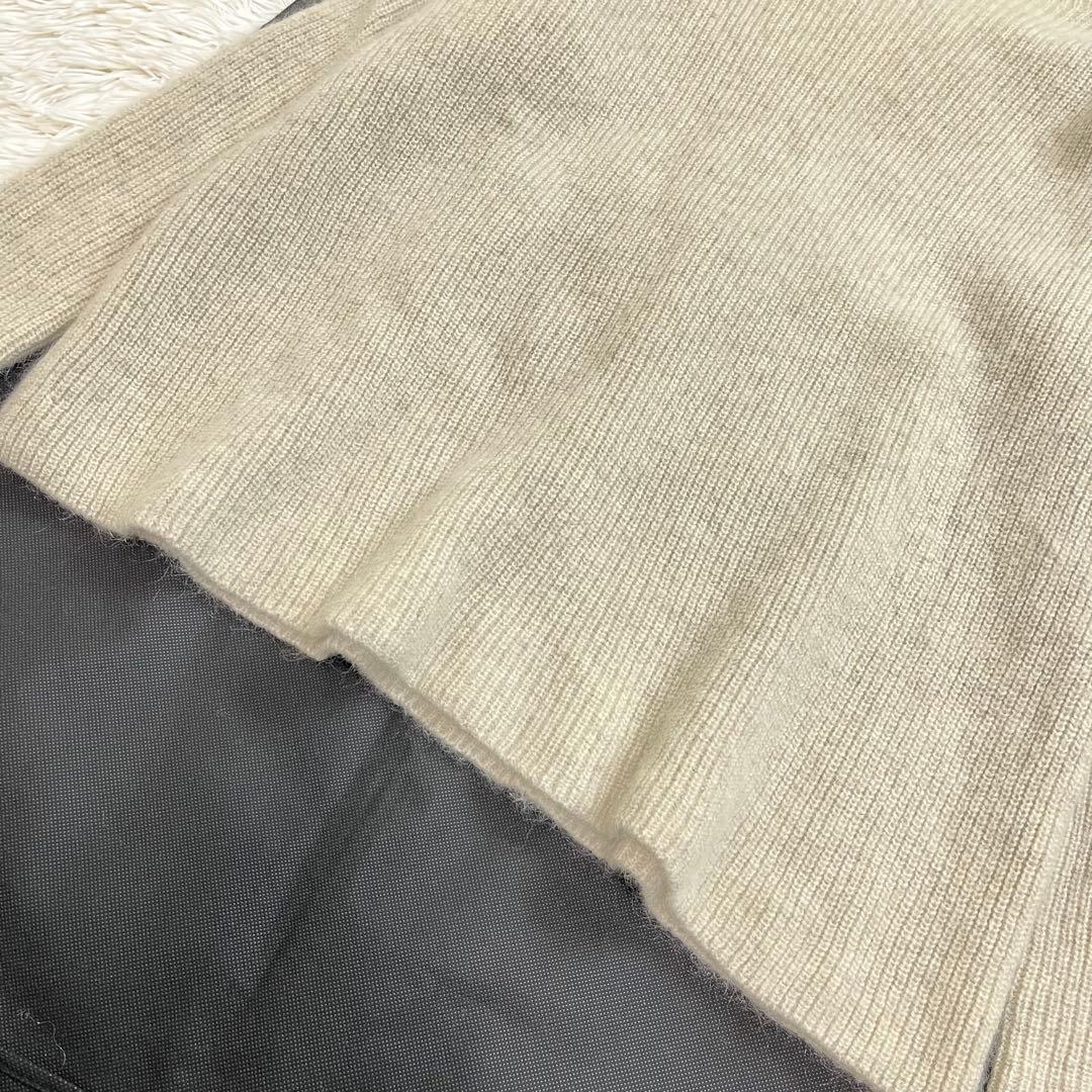 evam eva ヤクニットプルオーバー ベージュ 近藤ニット セーター