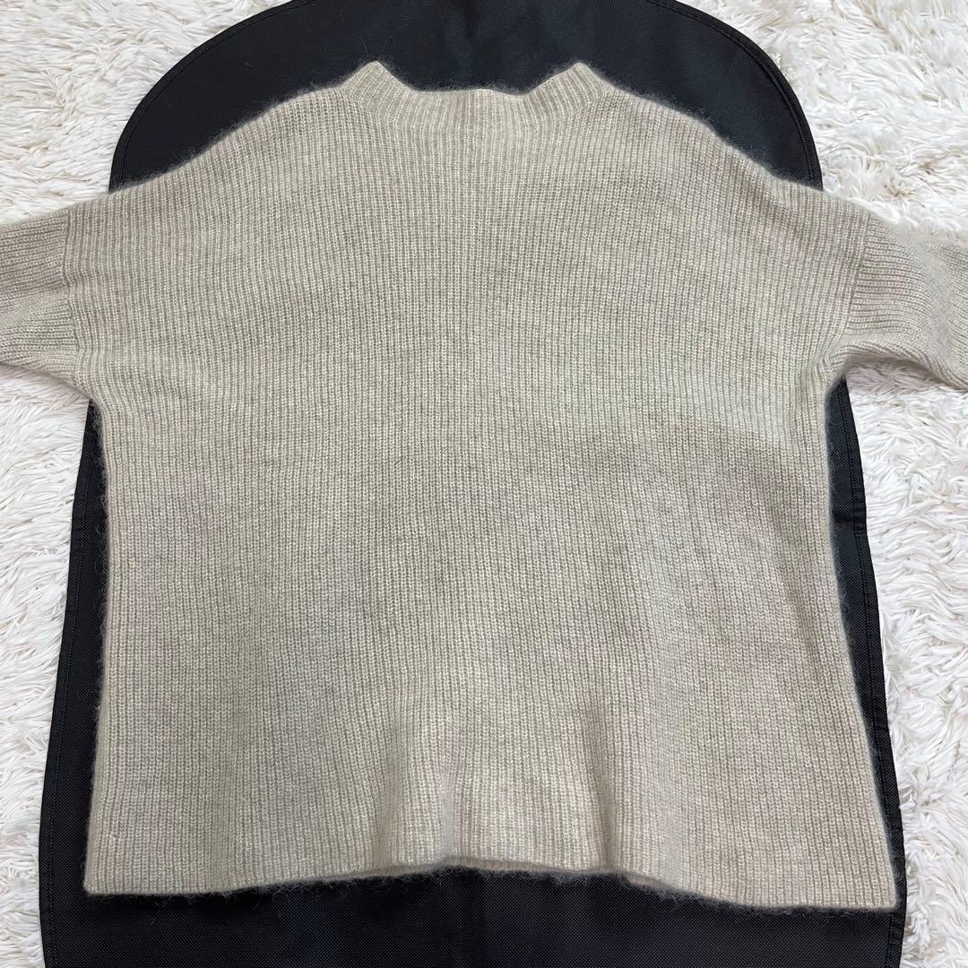 evam eva ヤクニットプルオーバー ベージュ 近藤ニット セーター