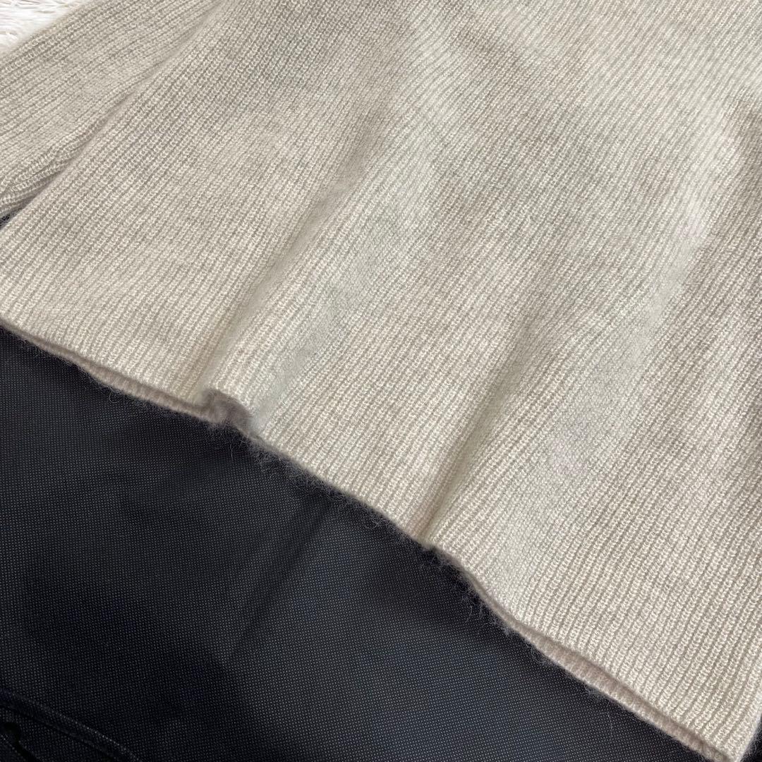 evam eva ヤクニットプルオーバー ベージュ 近藤ニット セーター