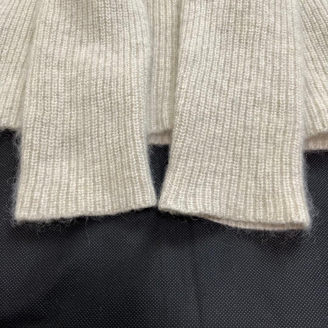 evam eva ヤクニットプルオーバー ベージュ 近藤ニット セーター