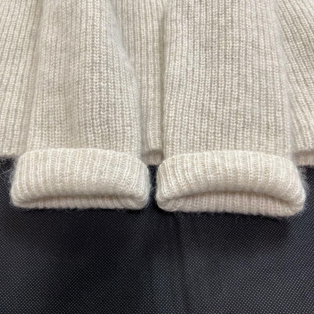 evam eva ヤクニットプルオーバー ベージュ 近藤ニット セーター